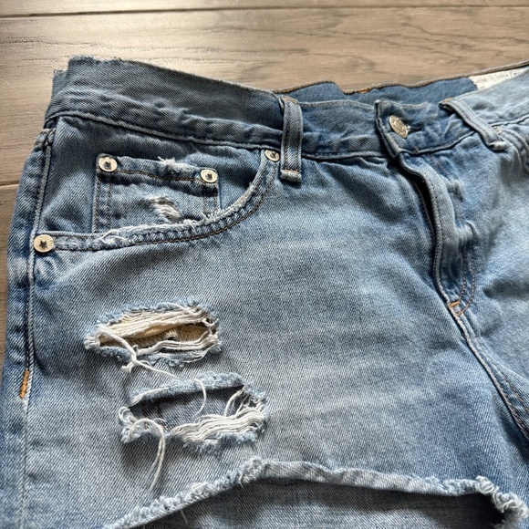 REVOLVE rag & bone | Size 28 | Distressed Denim Shorts - Picture 3 of 4